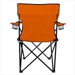 Orange Back of Chair